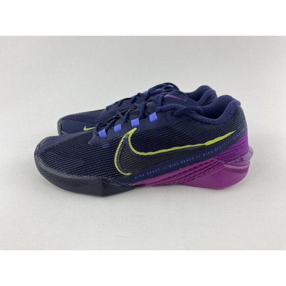 Nike React Metcon Turbo Black Purple Women's Size 6 Training Shoes CT1249-400 - Picture 10 of 12